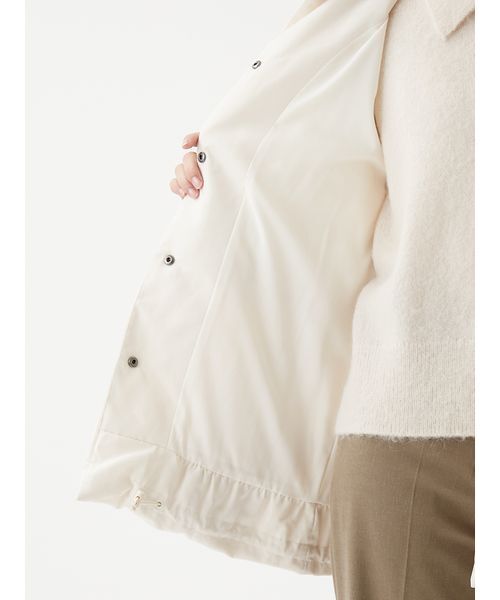 セール】ステンカラーテントシルエットダウンジャケット（ダウン