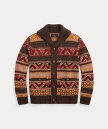 RRL（ダブル アール エル）の「コットン ショールカラー カーディガン