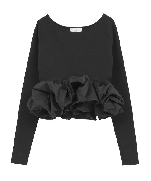 CLANE/クラネ/W BALLOON SHORT KNIT TOPS（ニット/セーター）｜CLANE