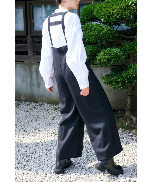 ENFOLD（エンフォルド）の「High Twist Weave サスペンダーワイド