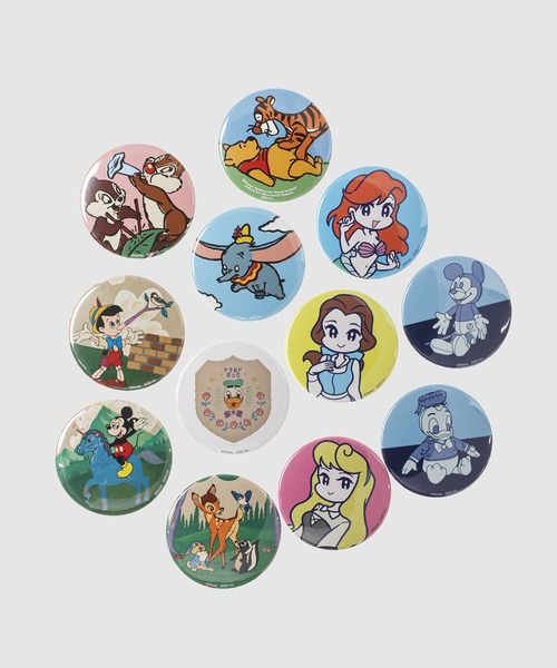 缶バッジ【ランダム / 柄は選べません】（バッジ）｜Disney