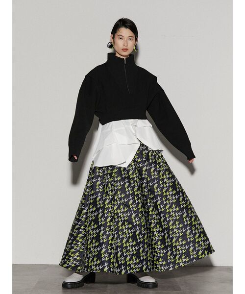 UN3D.（アンスリード）の「チドリジャカードスカート（スカート）」 - WEAR