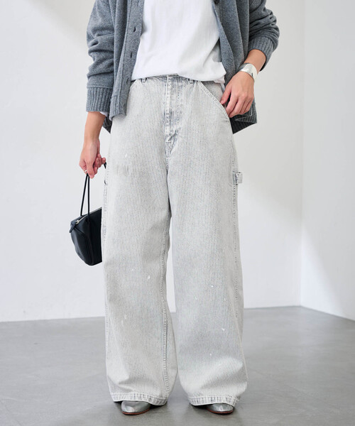 ブリーチリペアヒッコリーパンツ（その他パンツ）｜FRAMeWORK
