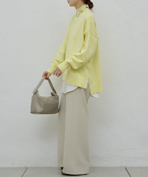 セール】【手洗い可】【全骨格対応】オーバータートルニット（ニット