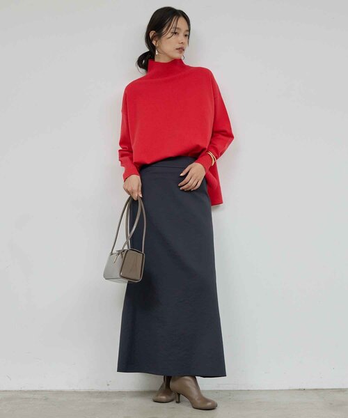 セール】【手洗い可】【全骨格対応】オーバータートルニット（ニット