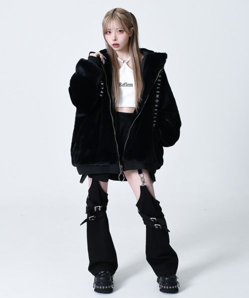 REFLEM（レフレム）の「『REFLEM/レフレム』うさ耳BIGファーパーカー