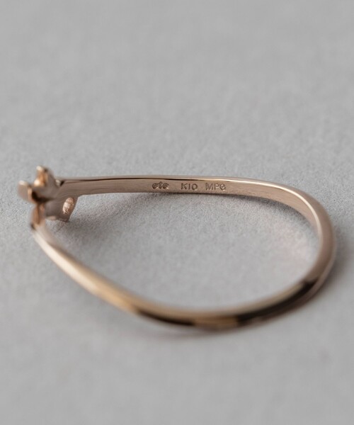 ete（エテ）の「○[チェリーブロッサム] K10MPG ホワイトトパーズ