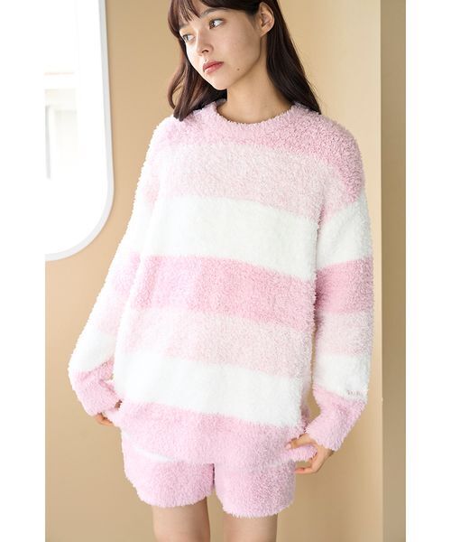 セール】ジェラート3ボーダープルオーバー（ルームウェア/パジャマ