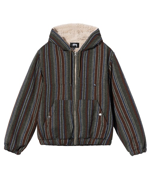 STUSSY（ステューシー）の「Wool Stripe Work Jacket（ブルゾン）」 - WEAR