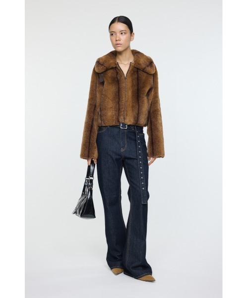 25年AW新作】REVER FAUX ファーコート（ブルゾン）｜MOUSSY（マウジー