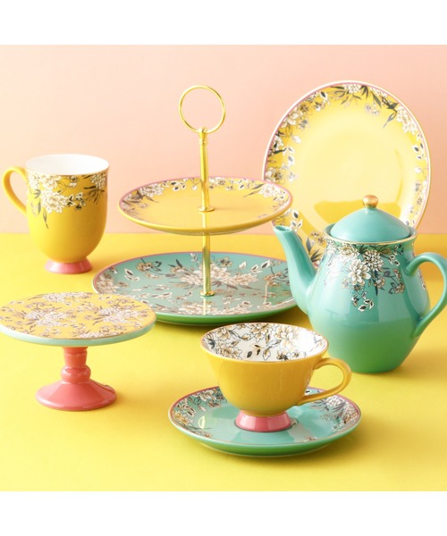 Francfranc（フランフラン）の「シノワズリ プレート イエロー（食器