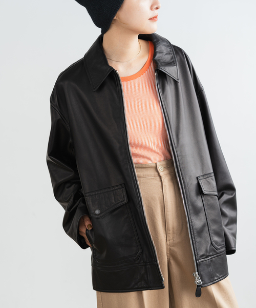 Spick & Span（スピックアンドスパン）の「LOT/SMPL-007 LEATHER G-1