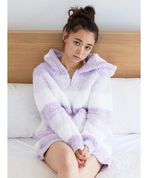 gelato pique（ジェラートピケ）の「ジェラート3ボーダーパーカ