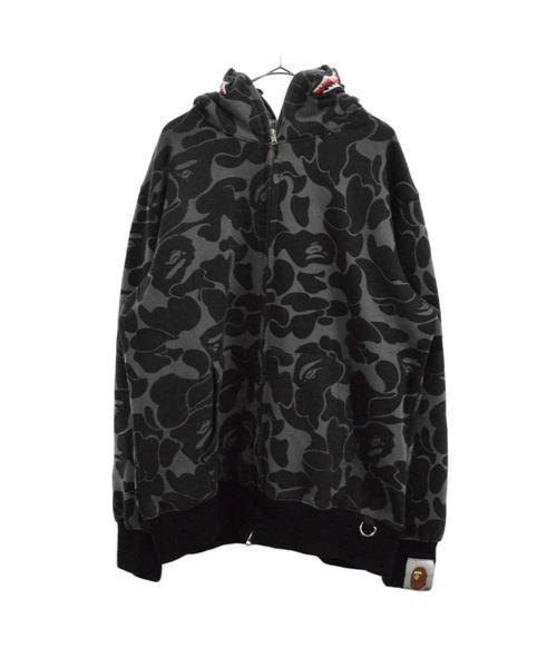 ブランド古着】シャークデザインサルカモフラ 迷彩フルジップ