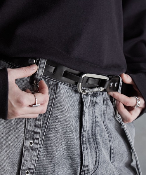 SERACE】Carabiner buckle belt / カラビナバックルベルト（ベルト
