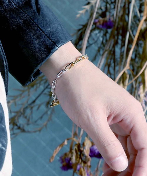 YArKA/ヤーカ】silver925 long oval chain bracelet [LVO]/オーバル