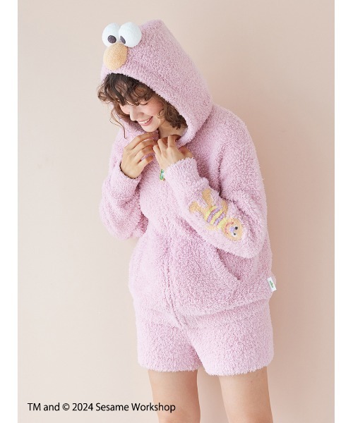 gelato pique（ジェラートピケ）の「【SESAME STREET】エルモ パーカ