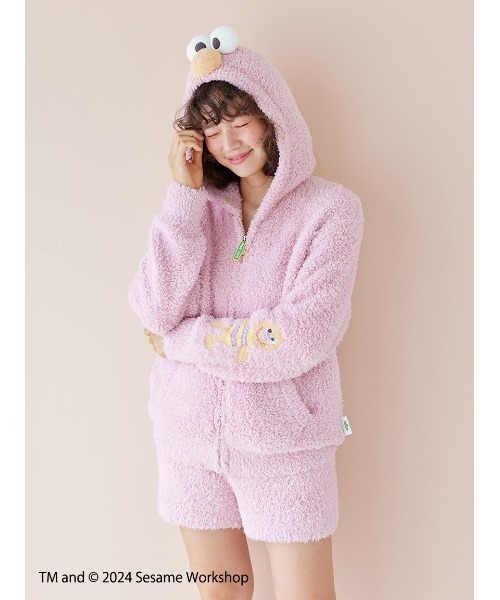 gelato pique（ジェラートピケ）の「【SESAME STREET】エルモ パーカ