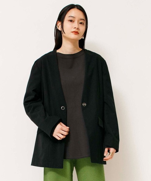 ピケノーカラージャケット | ジョンブル公式通販/JOHNBULL ONLINE STORE