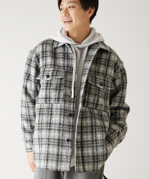 417 EDIFICE（フォーワンセブンエディフィス）の「シャギーチェック