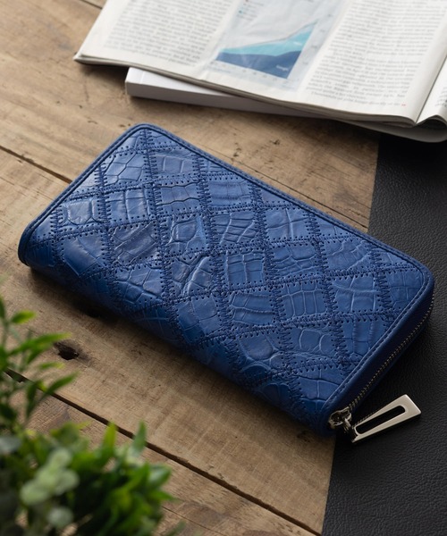 ナイルクロコ革 ワニ革 パッチワーク 長財布（財布）｜Maturi JAPAN