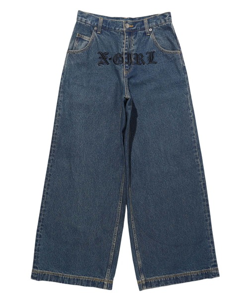 X-girl（エックスガール）の「BAGGY DENIM PANTS（デニムパンツ）」 - WEAR