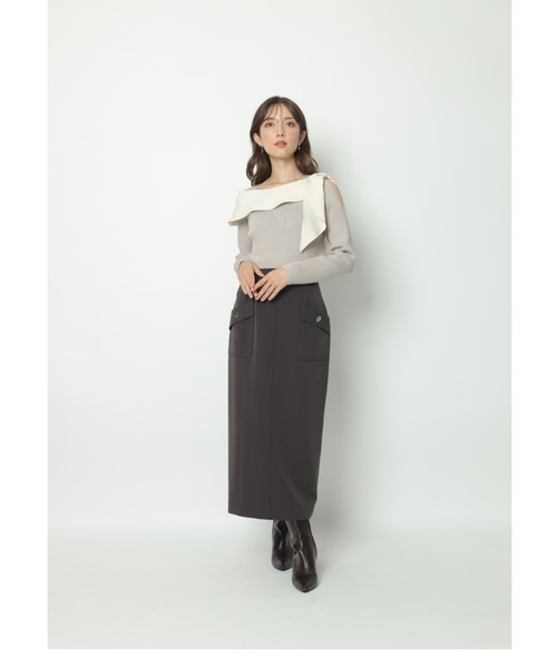 ポケットディティールタイトスカート（スカート）｜Apuweiser-riche