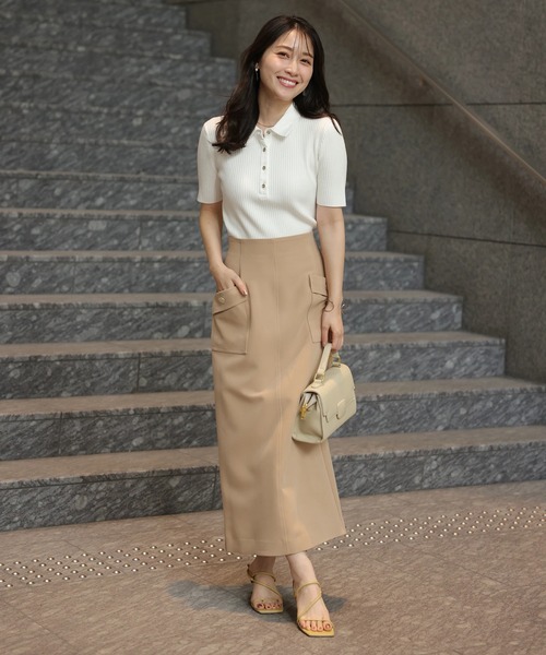 ポケットディティールタイトスカート（スカート）｜Apuweiser-riche