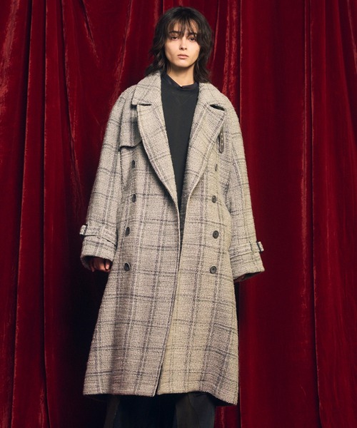 UNISEX》【LIMITED EDITION】Double-breasted Prime-Over Trench Coat