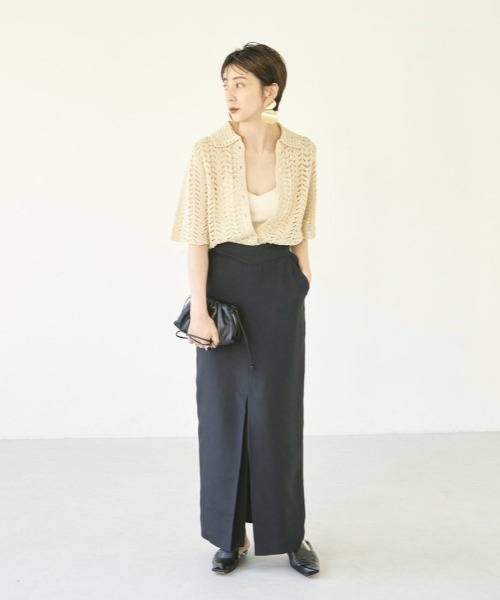 TODAYFUL（トゥデイフル）の「レースニットシャツ（シャツ/ブラウス