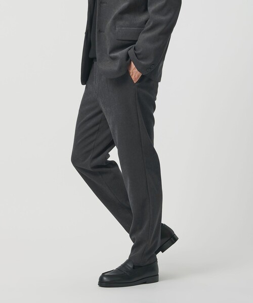 ブラッシュド ツイル ワンプリーツ テーパード パンツ NO.5