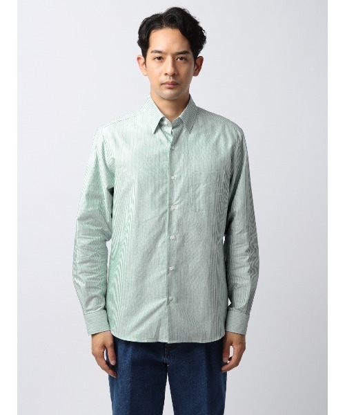 セール】隠しボタンダウンカラーシャツ 長袖 ノンアイロン