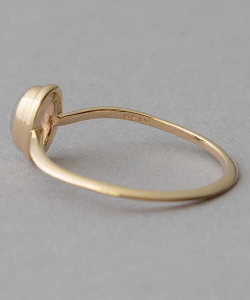 K10YG ヴェール ナチュラルストーン リング（リング）｜ete（エテ）の