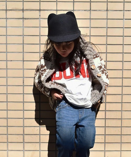 TODAYFUL（トゥデイフル）の「キッズカウチンニット（Tシャツ