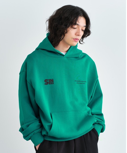 SINSS（シンス）の「Oversized logo hoodie / オーバーサイズロゴ