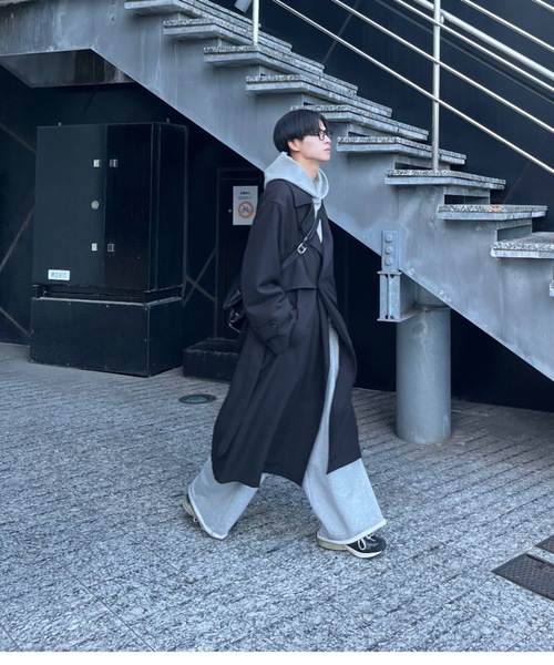 セール】Oversized logo hoodie / オーバーサイズロゴフーディー