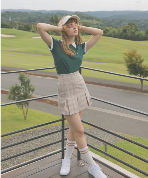 EIMY GOLF（エイミーゴルフ）の「esエンブロイダリーチェックミニ