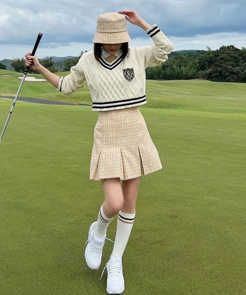 EIMY GOLF（エイミーゴルフ）の「esエンブロイダリーチェックミニ