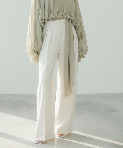 ツータックワイドパンツ（その他パンツ）｜anuans（アニュアンス）の