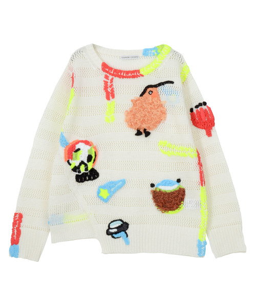 TSUMORI CHISATO（ツモリチサト）の「ｸﾛｼｪﾓﾁｰﾌﾆｯﾄ（ニット/セーター