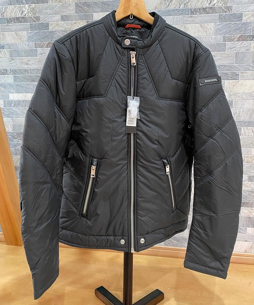 DIESEL（ディーゼル）の「ライトナイロン 中綿入り ライダース