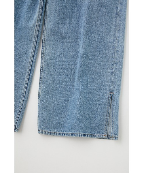 MOUSSY（マウジー）の「KNEE SLIT LOOSE STRAIGHT（デニムパンツ