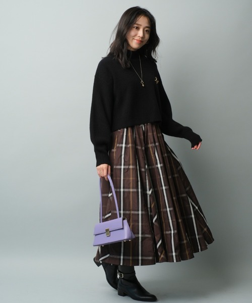 JUSGLITTY（ジャスグリッティー）の「チェックタフタボリューム