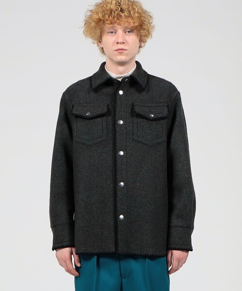caban（キャバン）の「CABaN ウールフリース オーバーシャツ（その他