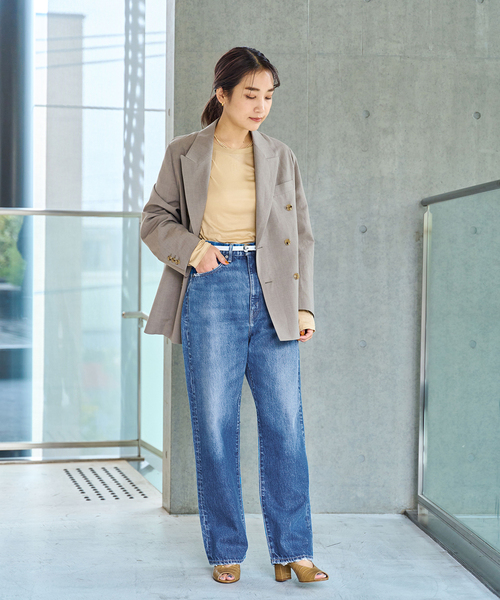 IENA（イエナ）の「【KURO/クロ】別注 OPTIMA ワイドテーパードデニム