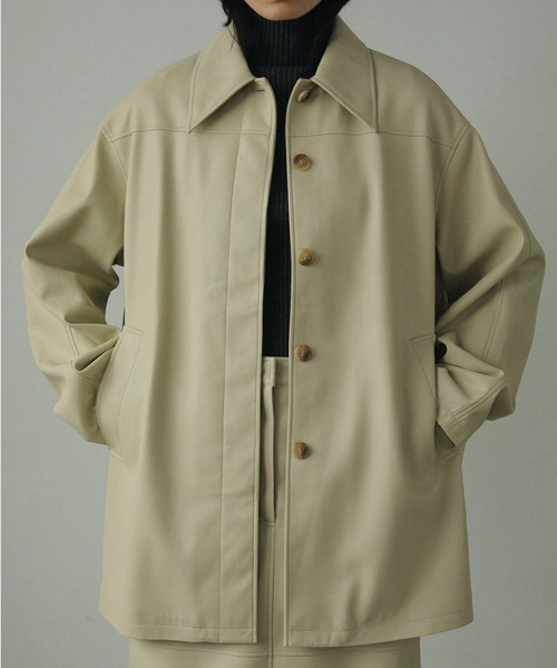 anuke（アンヌーク）の「Ecoleather Over Jacket（テーラード