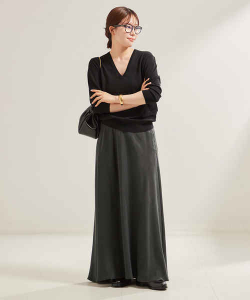 plage（プラージュ）の「Washable Fibril Drape スカート（スカート