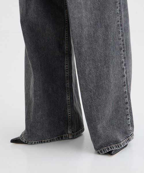 JOHN LAWRENCE SULLIVAN/ジョンローレンスサリバン】WASHED DENIM WIDE