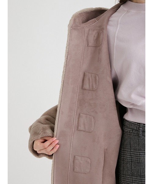 FURFUR（ファーファー）の「エコファーダッフルコート（ダッフルコート