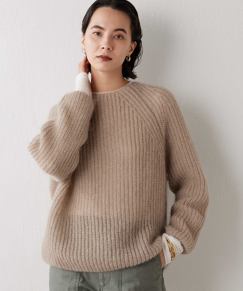 Whim Gazette（ウィムガゼット）の「ラメモヘヤニット（ニット